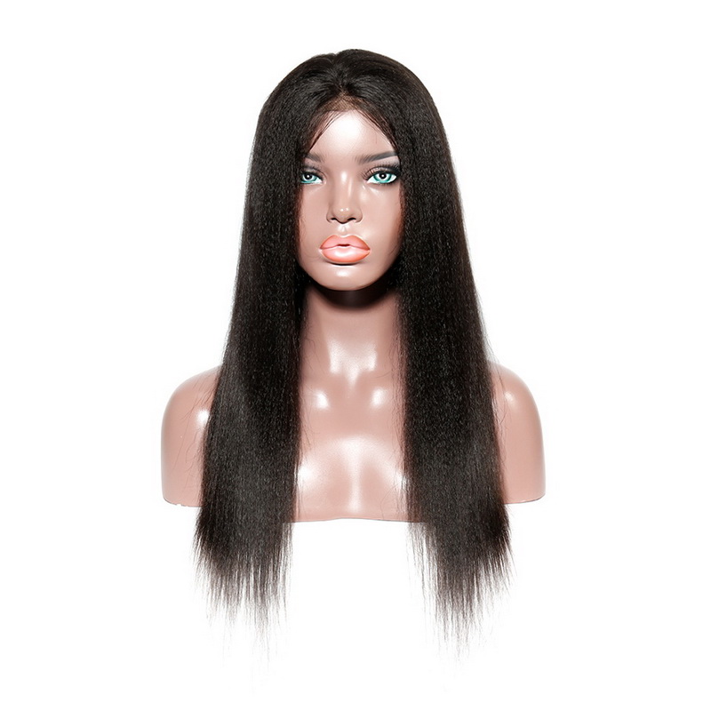 360 Kinky Straight Lace Front Wig With 180 Density - 图片 2
